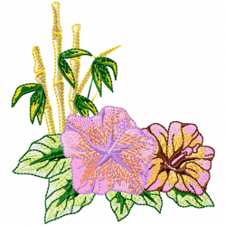 Flowers And Tree Embroidery Design 5 Flowers And Tree Embroidery Design 5